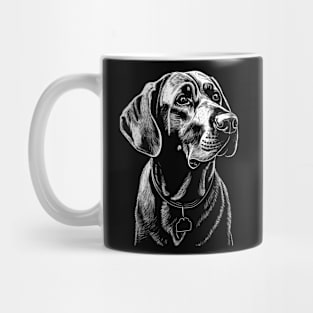 Adorable Black Lab Dog Illustration - Perfect Gift for Dog Lovers Mug